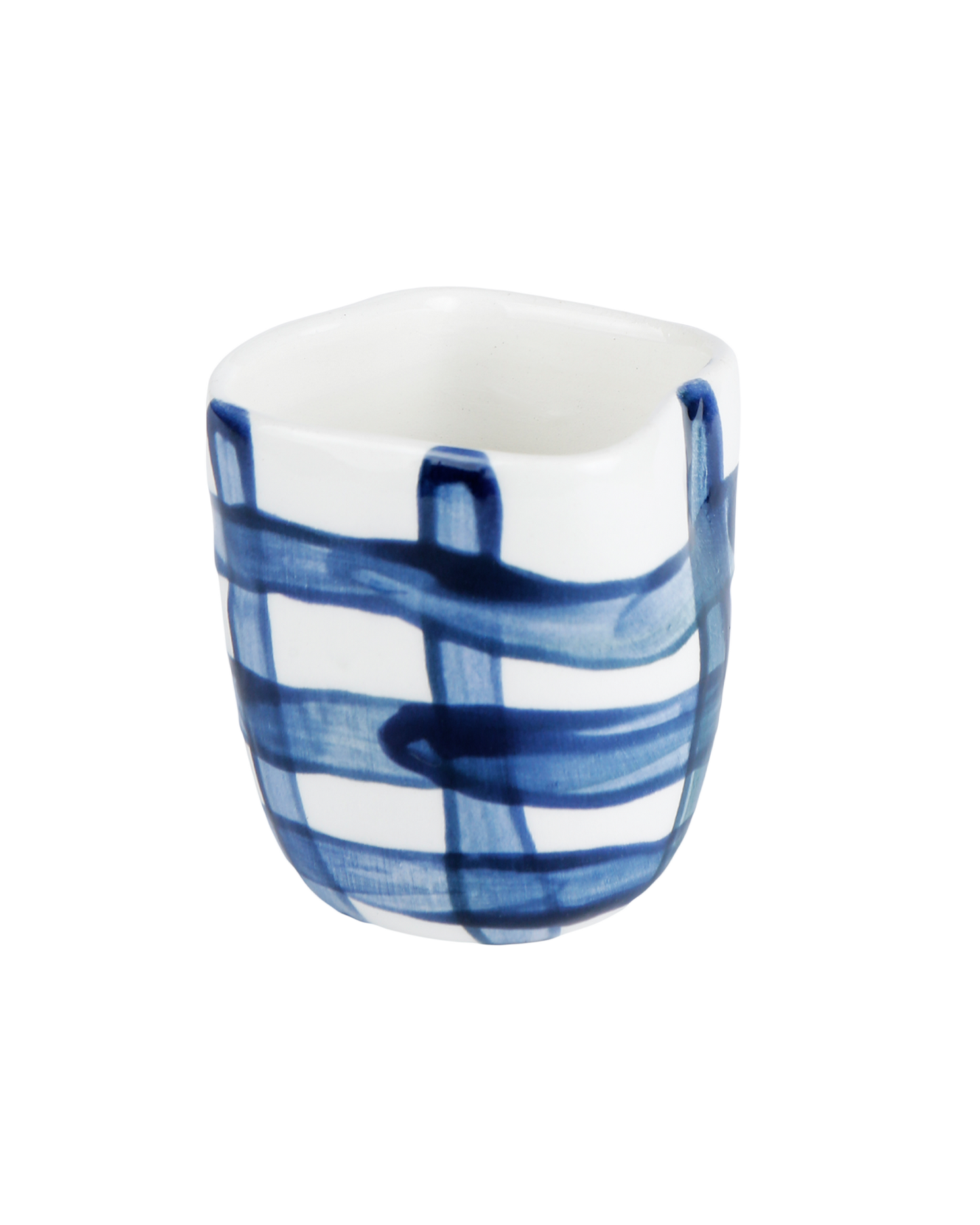 Vichy blue espresso cup