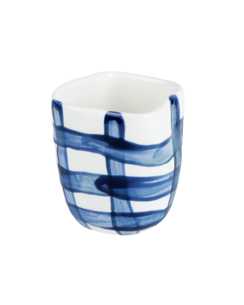 Vichy blue espresso cup
