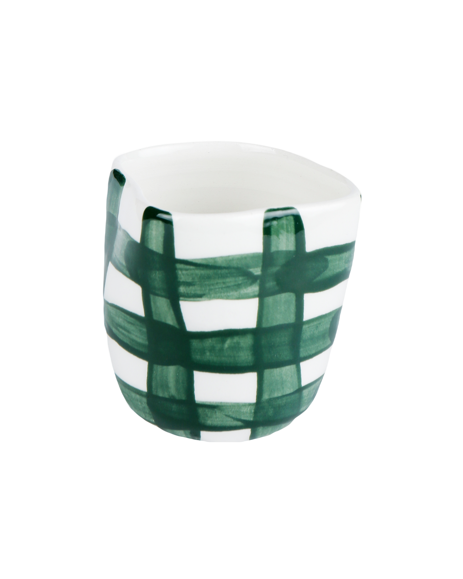 Vichy green espresso cup