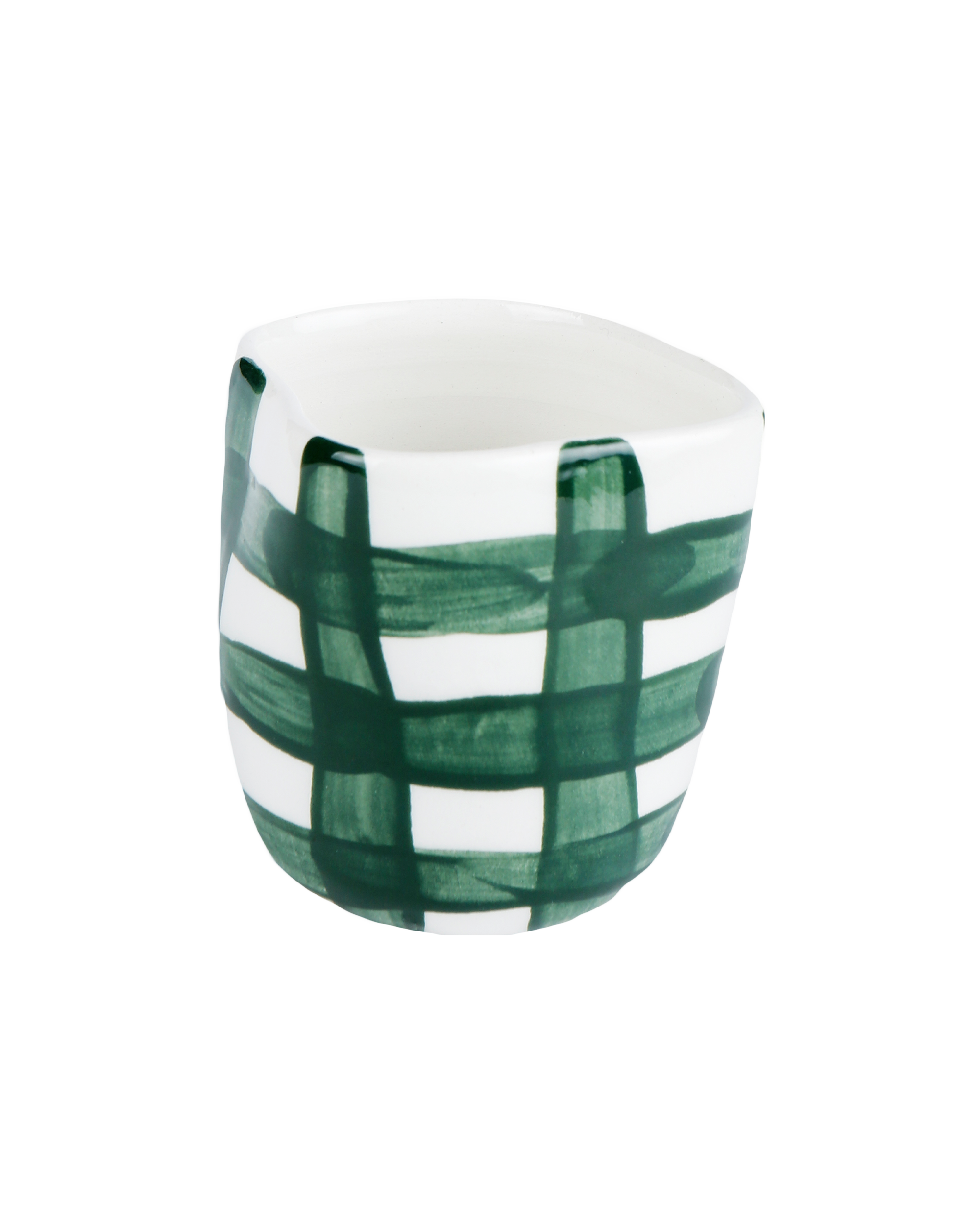 Vichy green espresso cup
