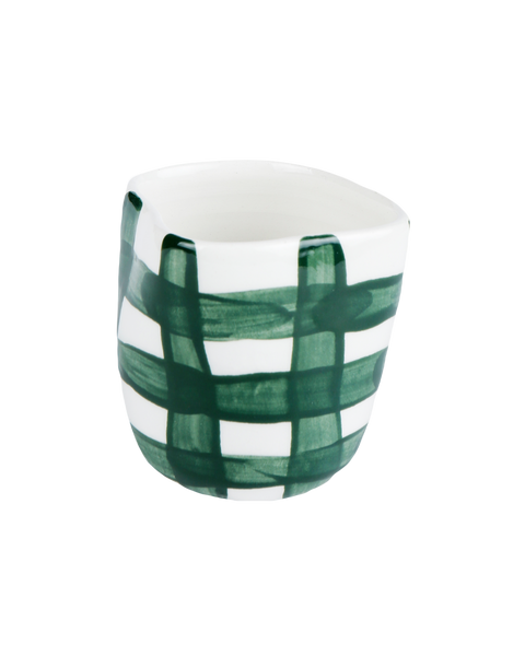 Vichy green espresso cup