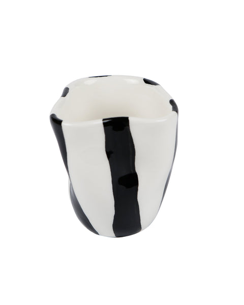B&W Stripes Espresso Cup