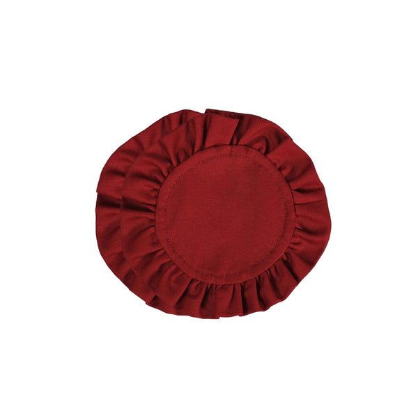 Rhea Coaster Set Burgundy