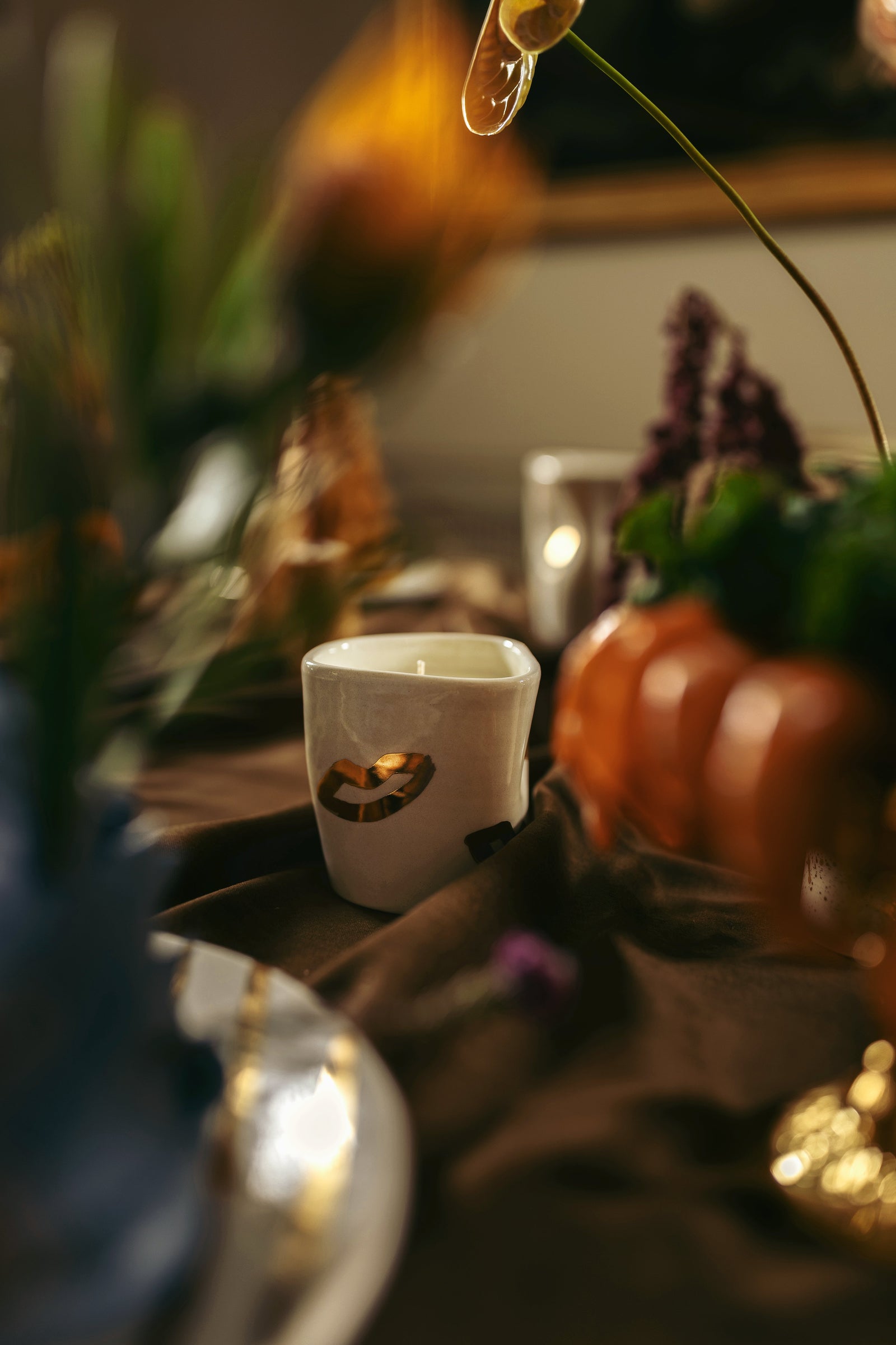 Gold Kisses Candle