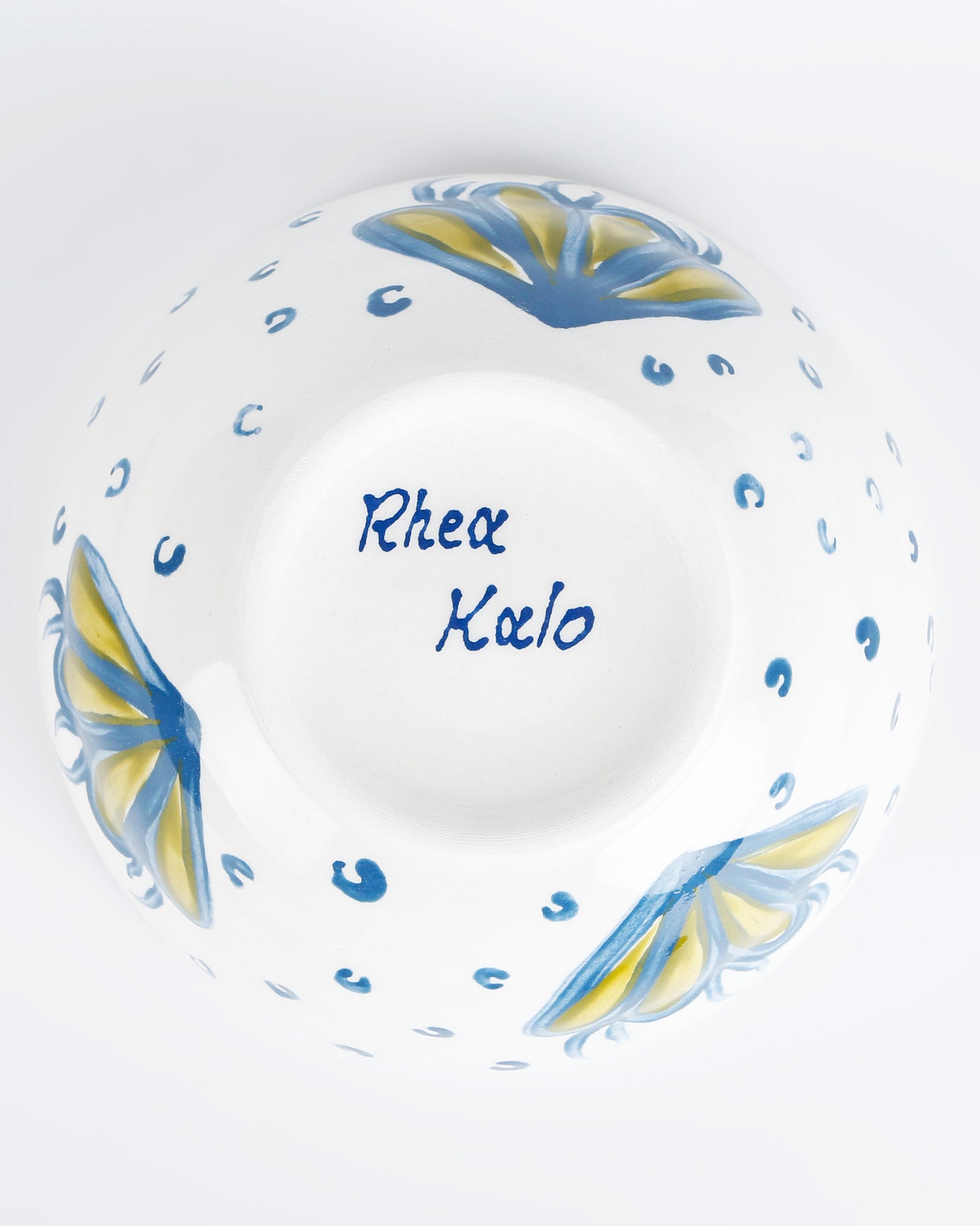 Blue Coarls & Bubbles Bowl