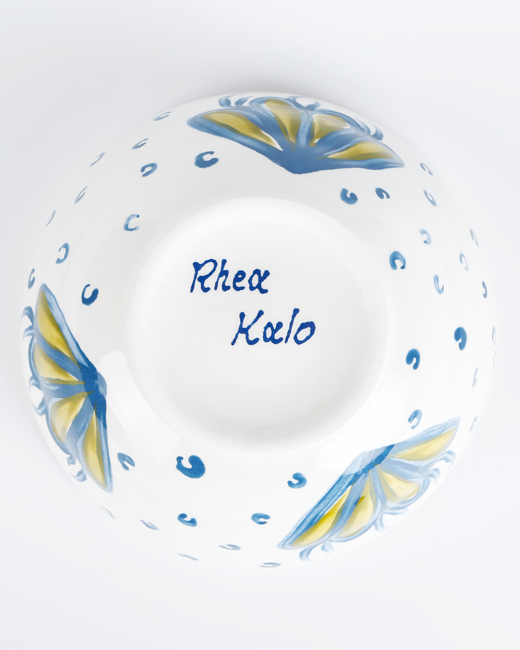 Blue Coarls & Bubbles Bowl