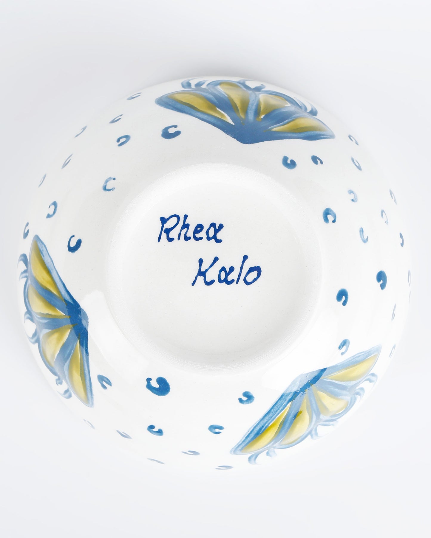 Blue Coarls & Bubbles Bowl