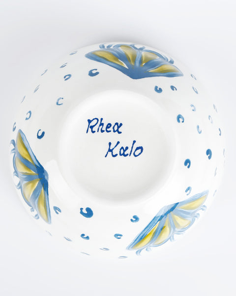 Blue Coarls & Bubbles Bowl