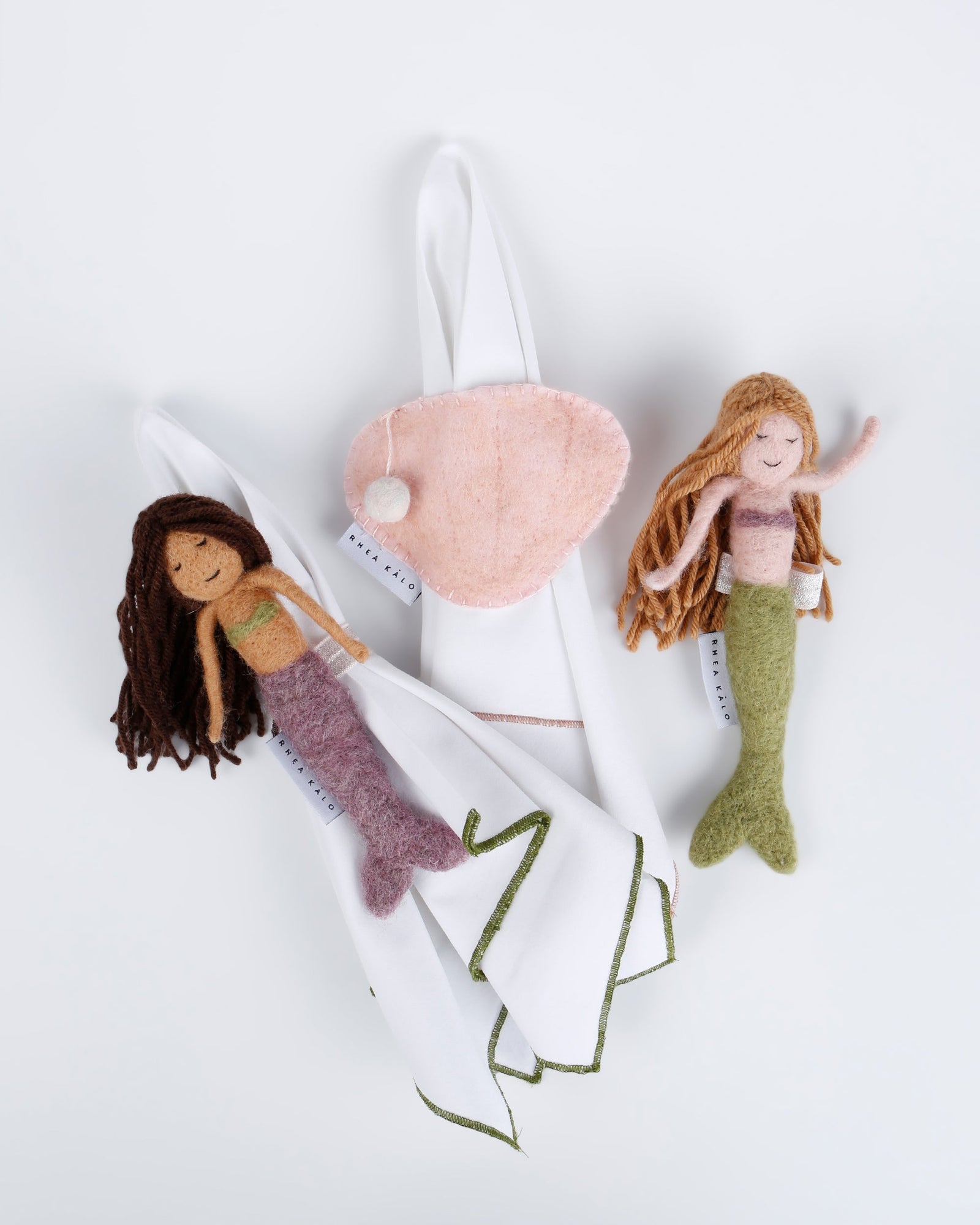 Purple mermaid napkin ring