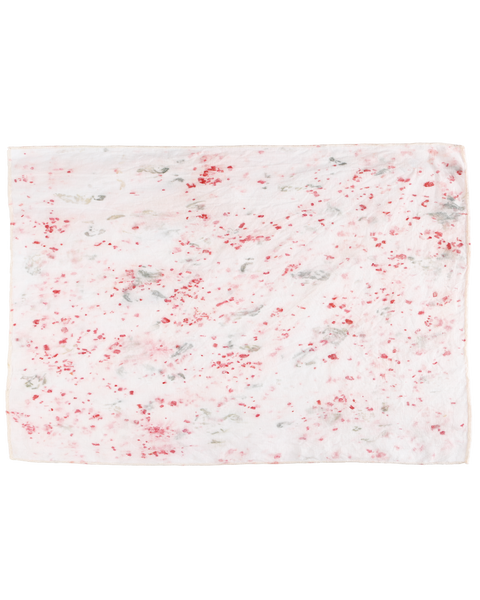 Hibiscus Splatter Linen Placemat Set