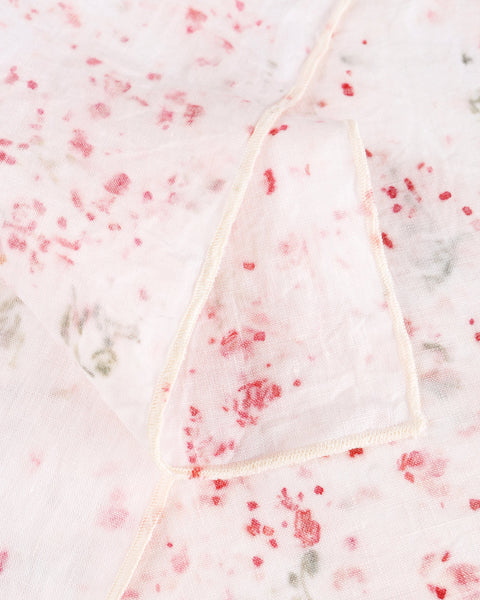 Hibiscus Splatter Linen Napkin Set