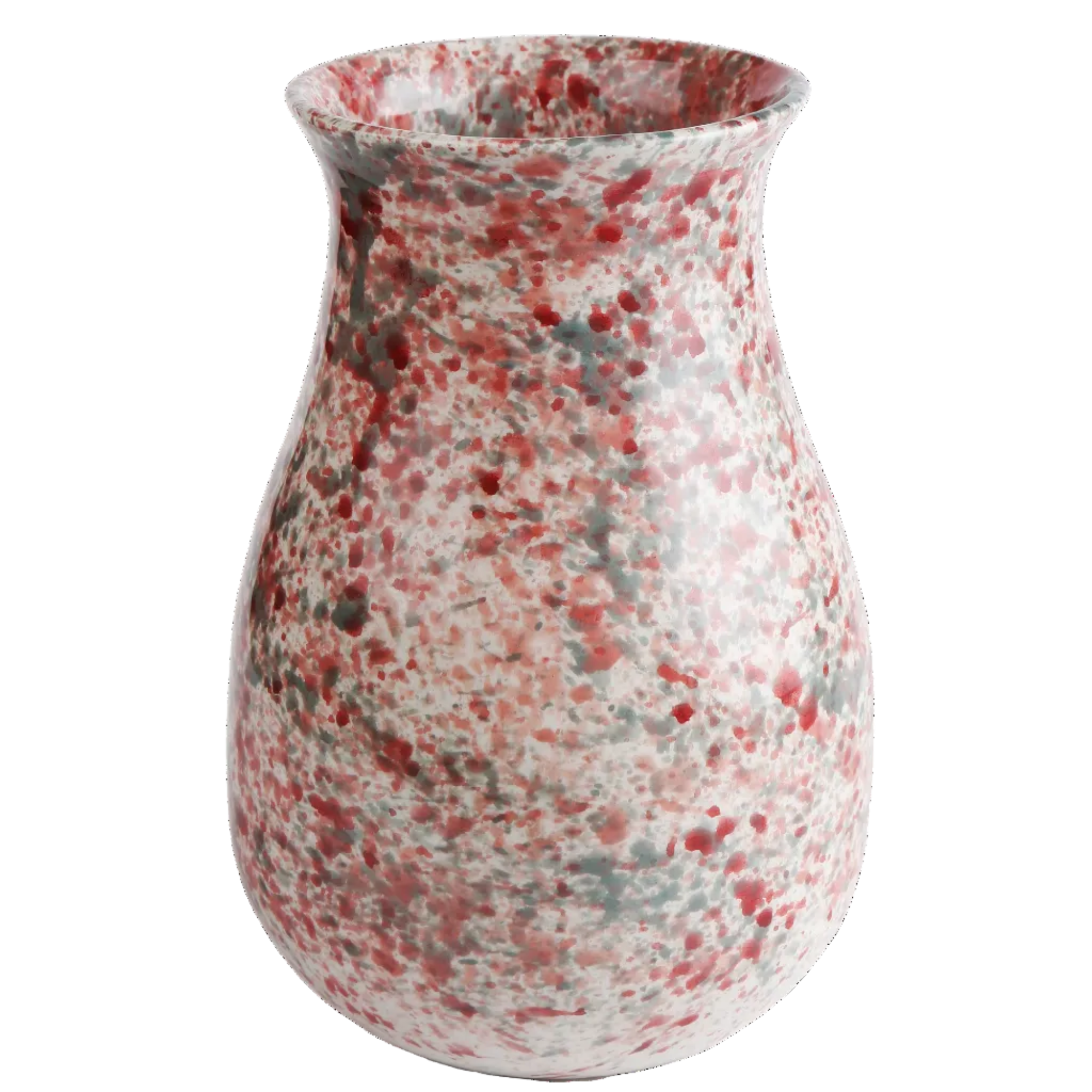 Hibiscus Splatter Vase
