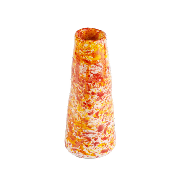 Chamomile Splatter Stem Vase