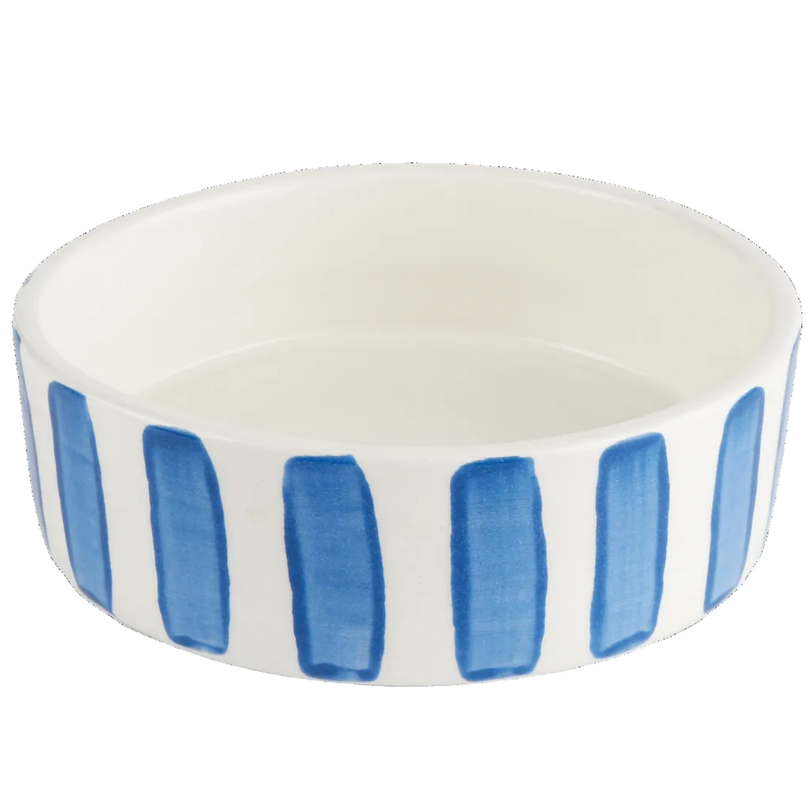 Blue Stripes Pet Bowl