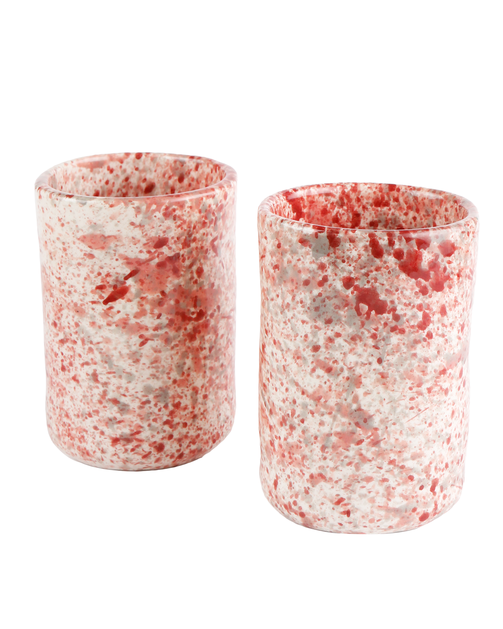 Hibiscus Splatter Jug & Tumblers Set