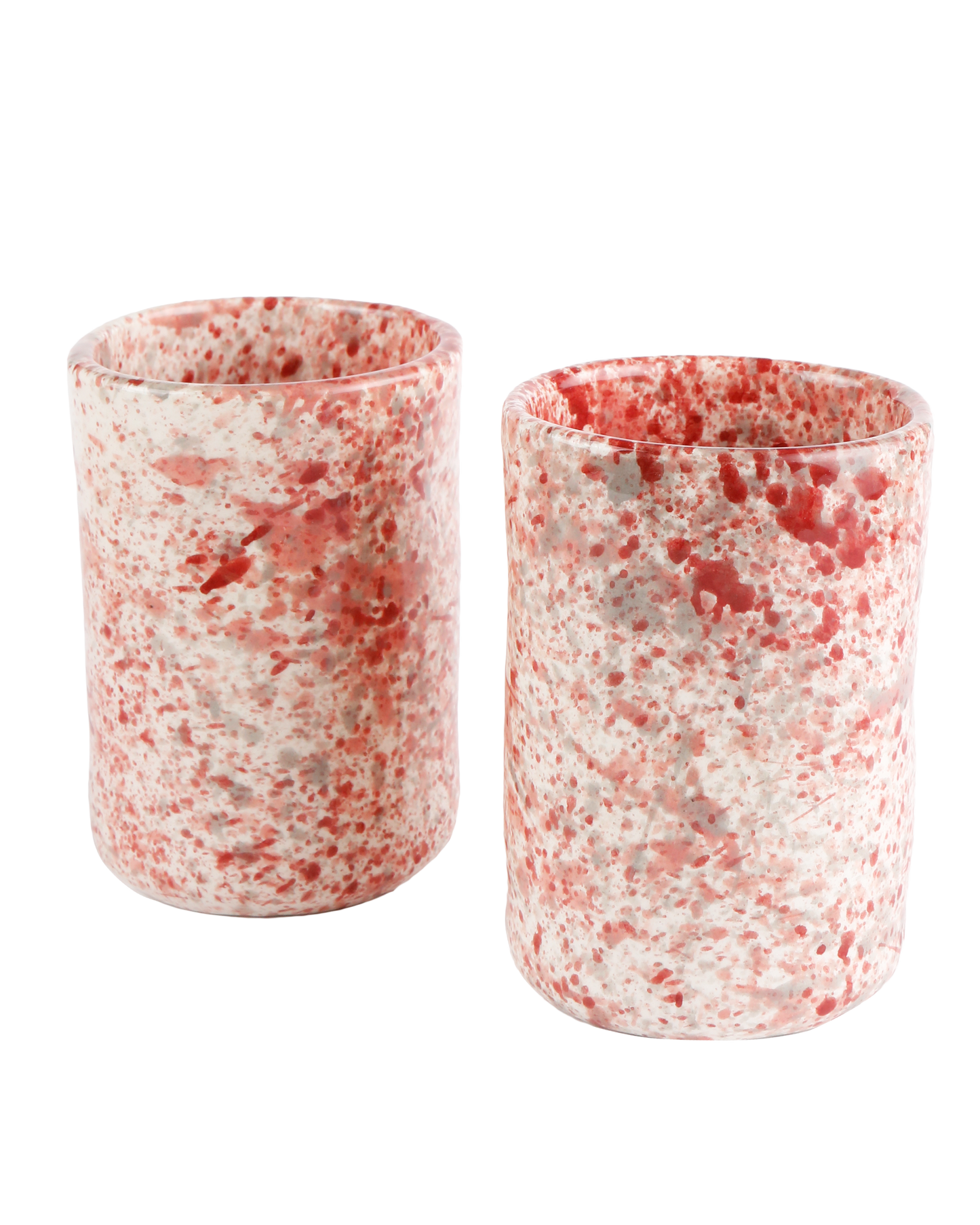 Hibiscus Splatter Jug & Tumblers Set