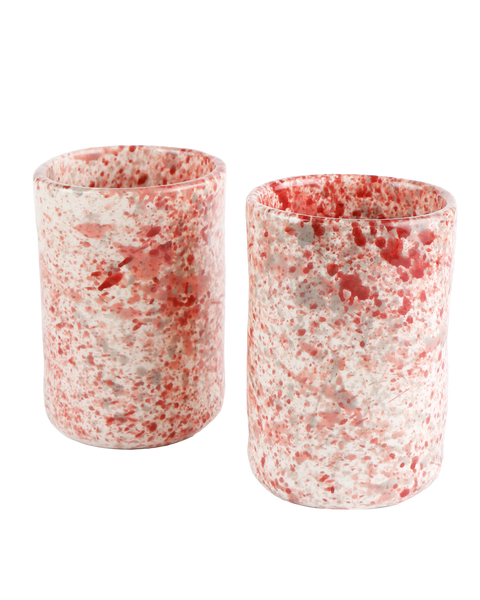 Hibiscus Splatter Jug & Tumblers Set