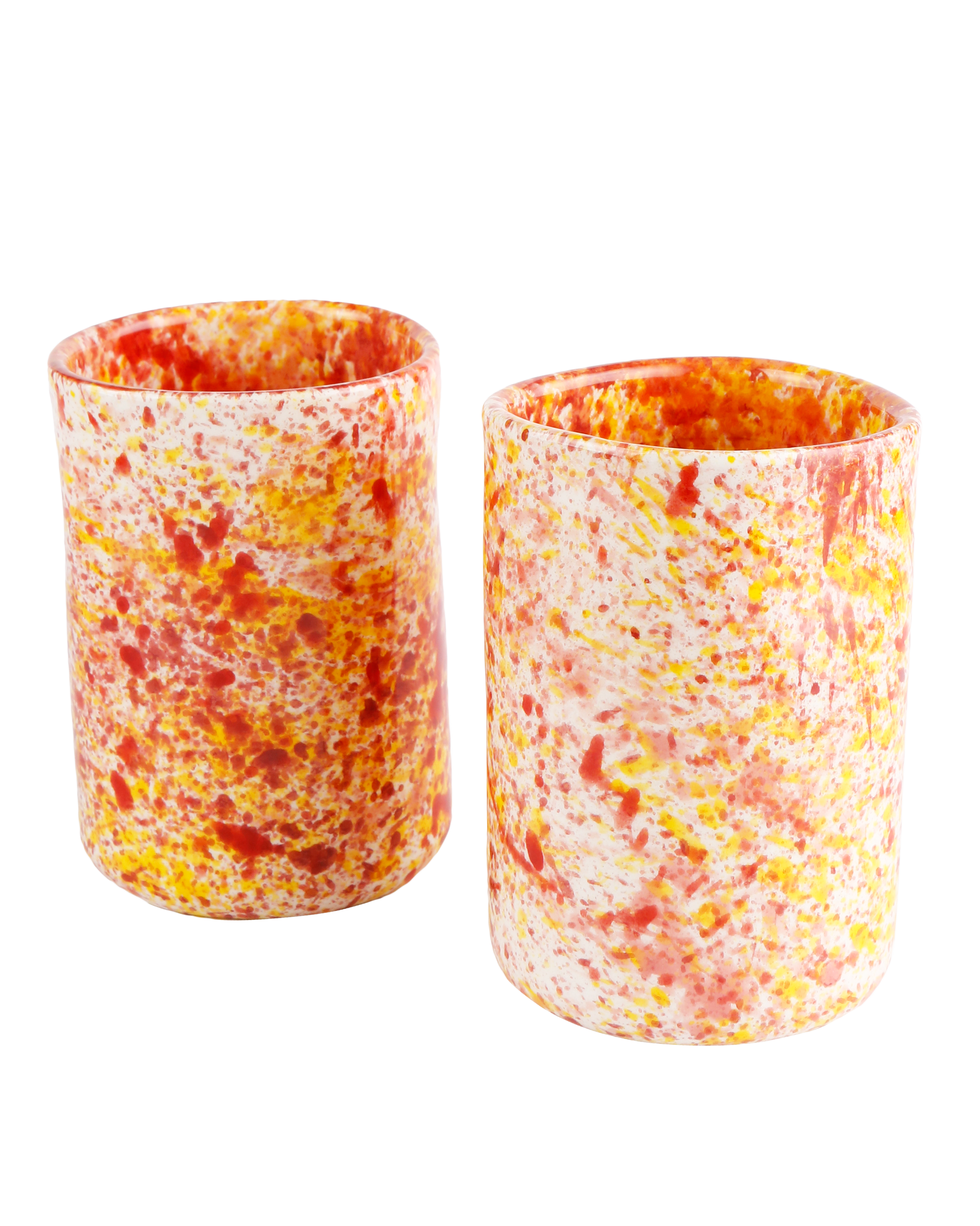 Chamomile Splatter Jug & Tumblers Set