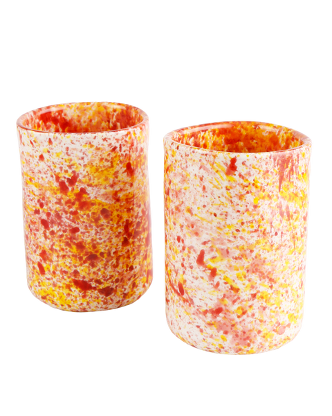 Chamomile Splatter Jug & Tumblers Set