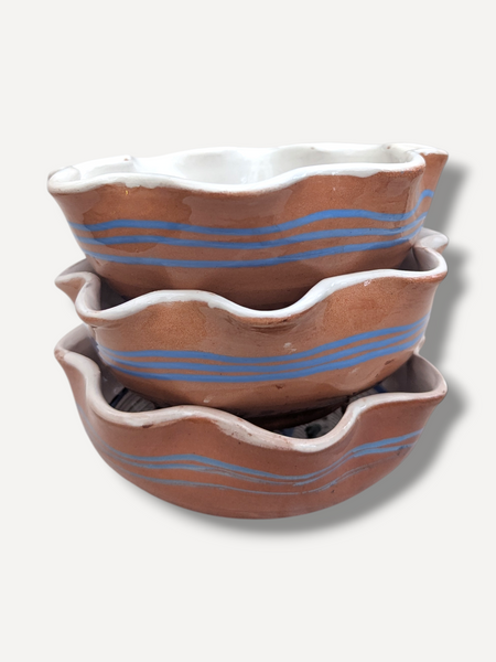 Iris Ripple Side Bowl