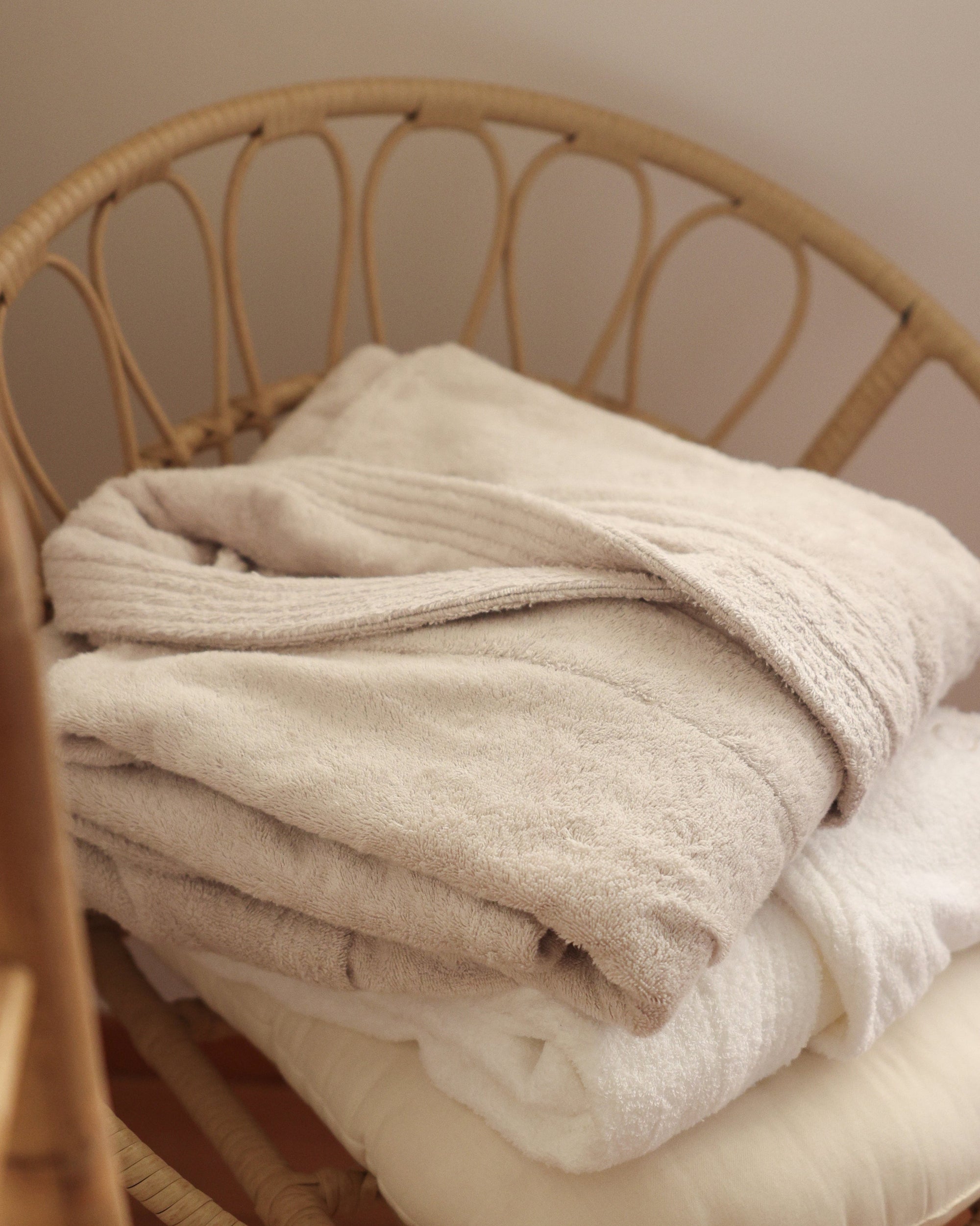 Personalised White Bathrobe MF
