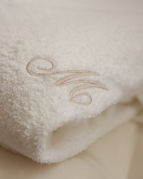 Customised White Bath Robe MF