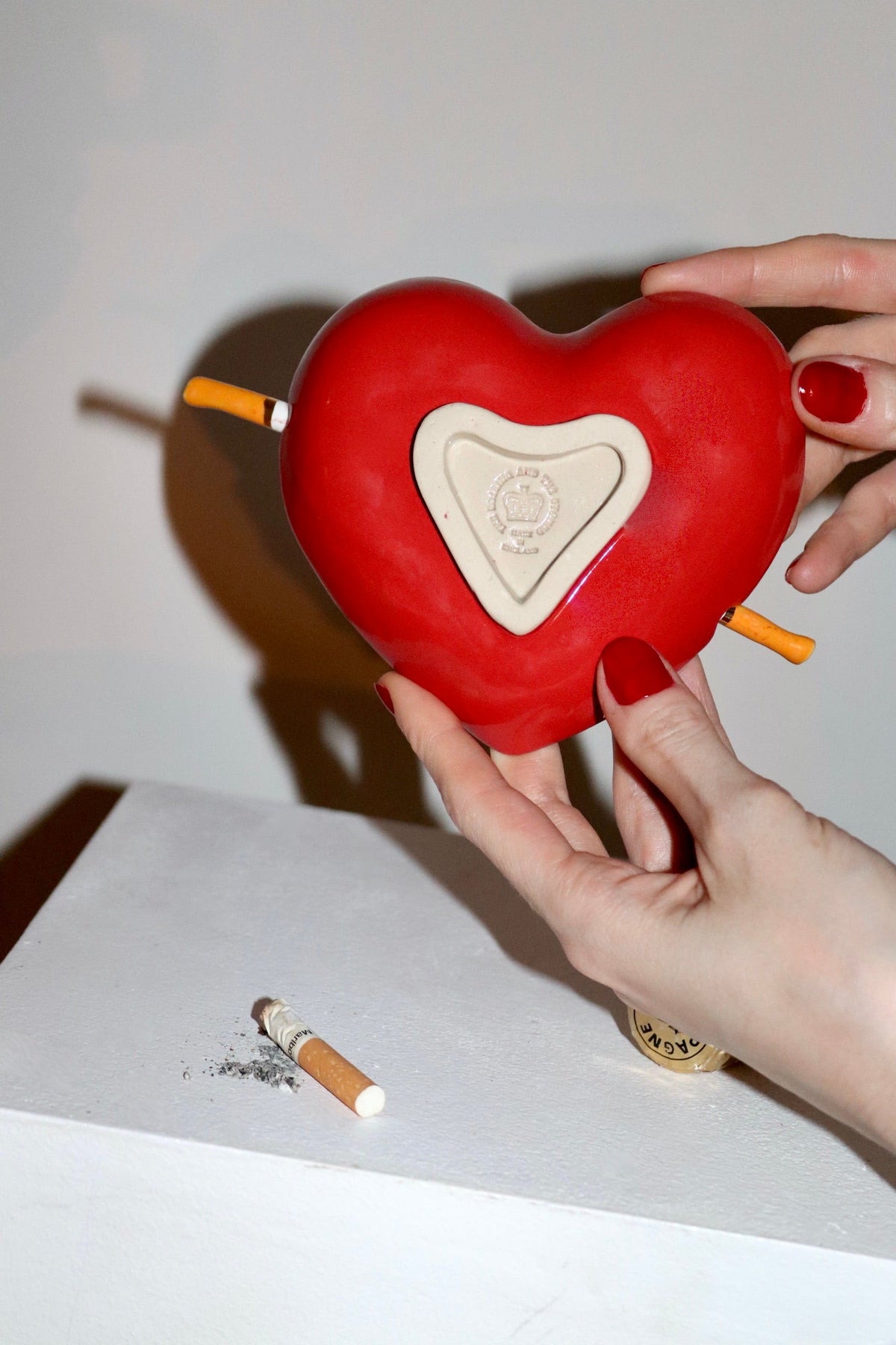 Cross Your Heart Ashtray