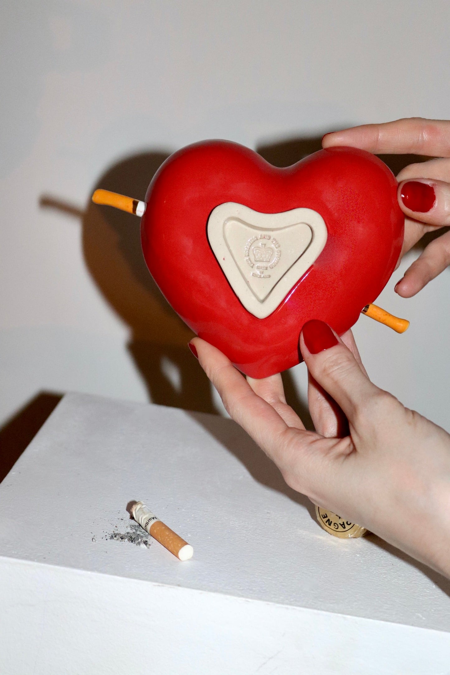 Cross Your Heart Ashtray
