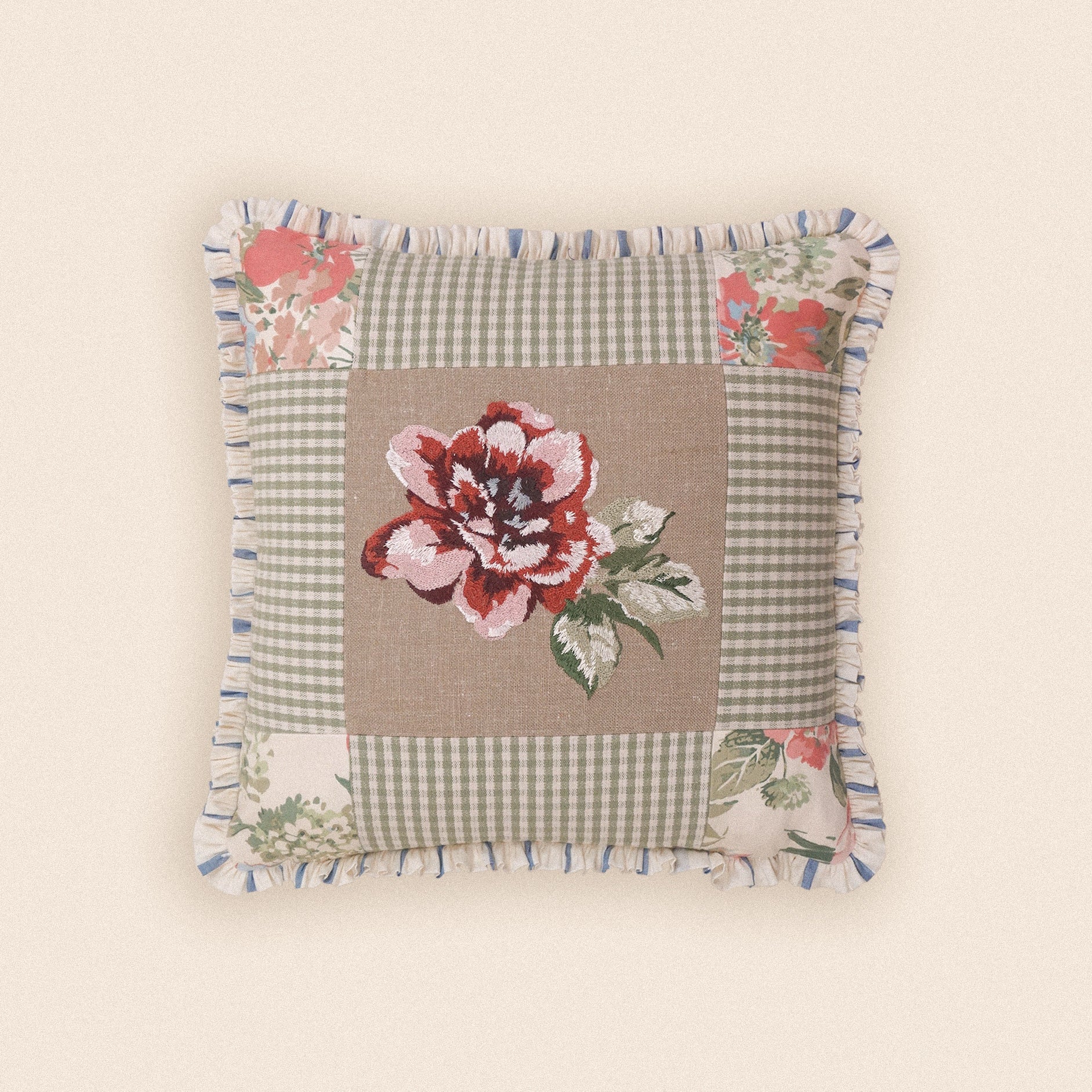 Rosa Patchwork Cushion