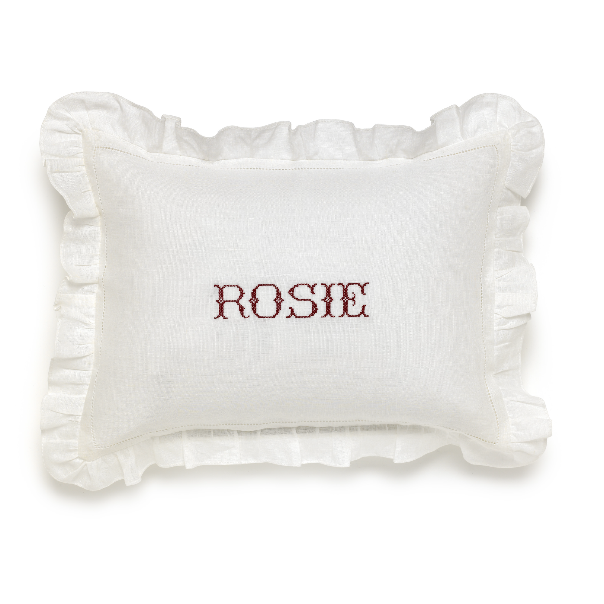 Boudoir Pillow with Frill Edge