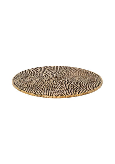 Round & Round Rattan Charger Brown - Set of 4 - Casa by Josephine Jenno