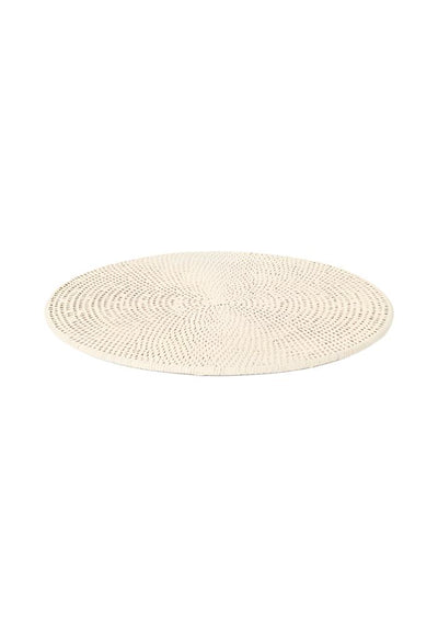 Round & Round Rattan Placemat Sand Colour - Set of 4 - Casa by Josephine Jenno