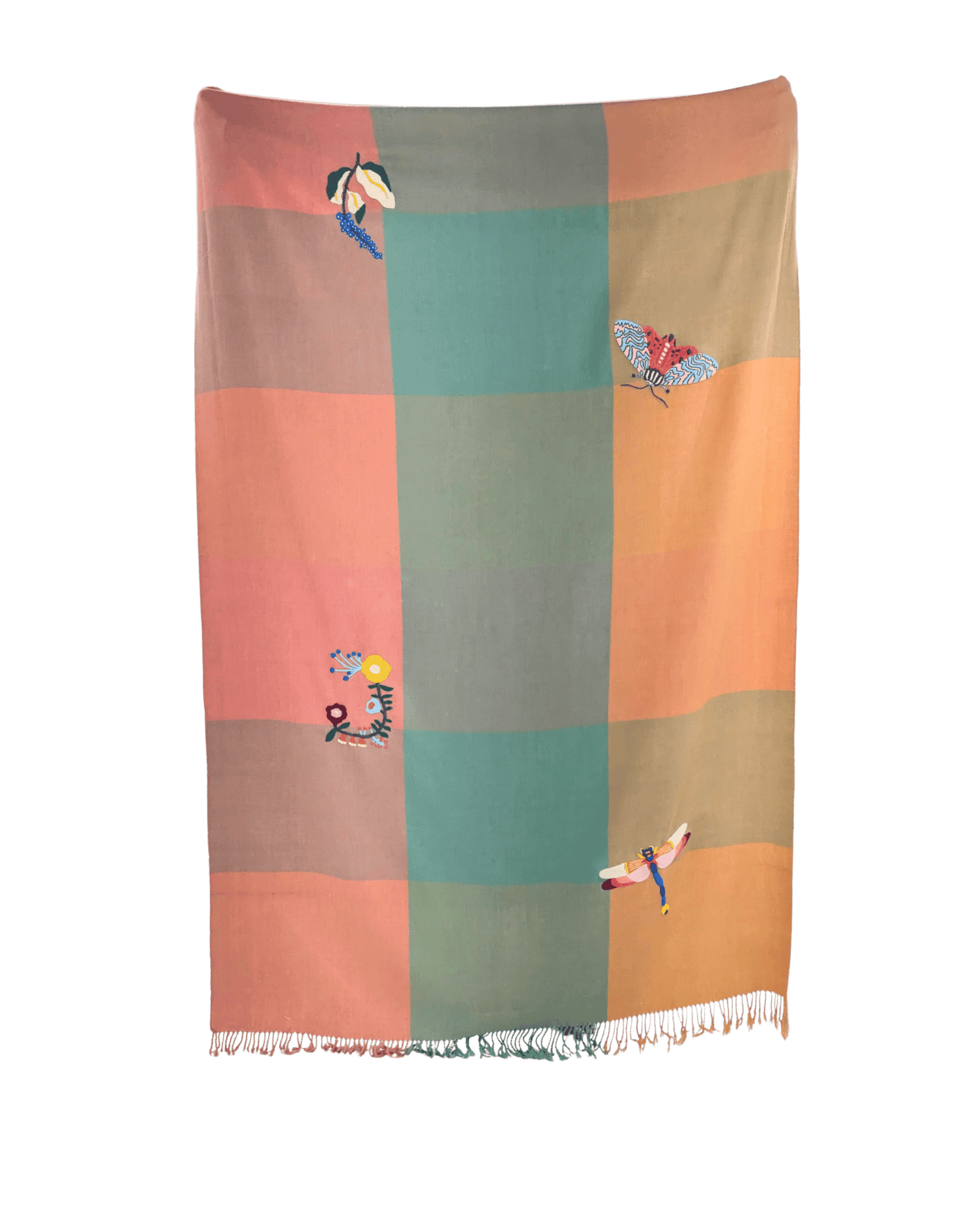 Handwoven Woolen Throw – 48x76 in