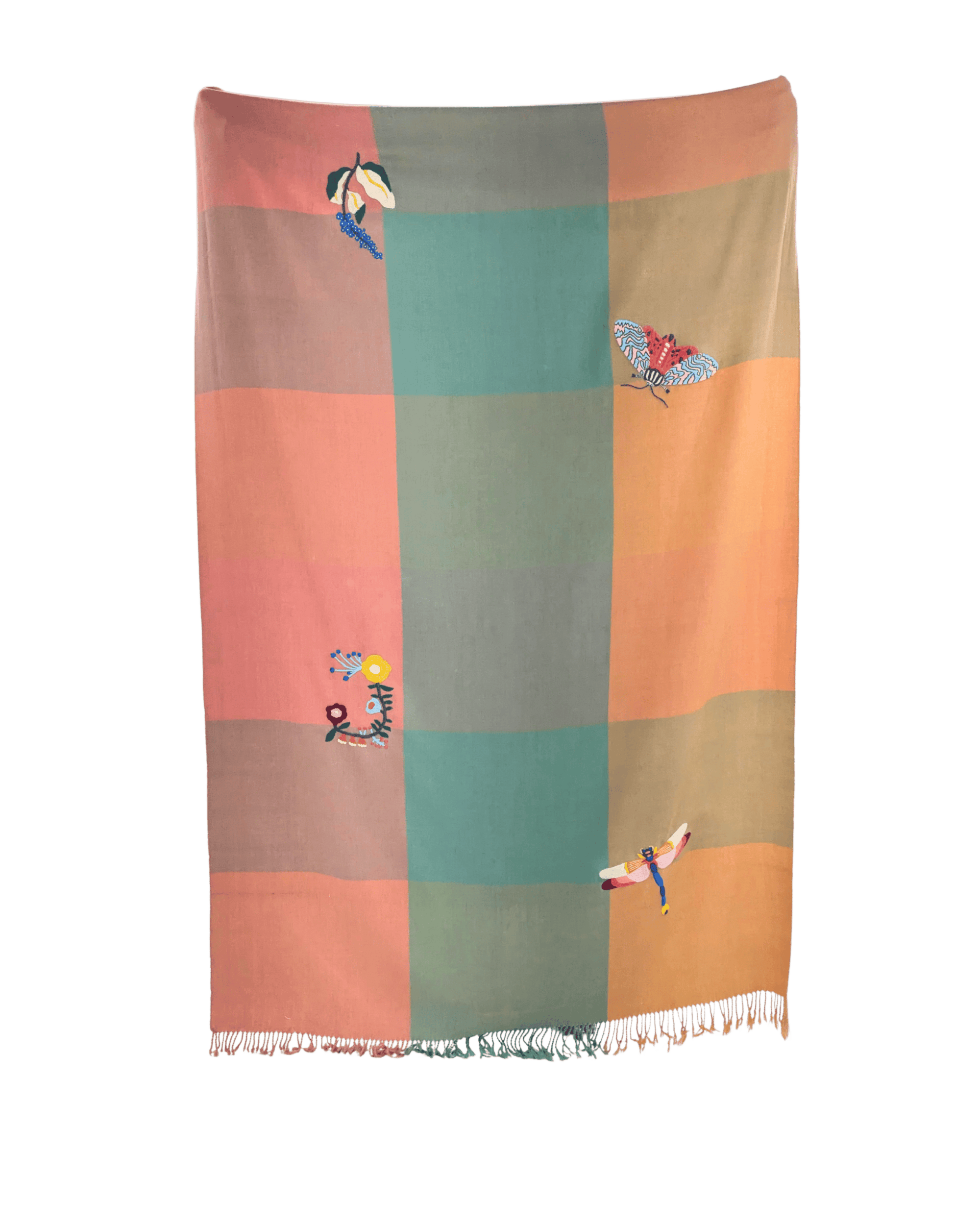 Handwoven Woolen Throw – 48x76 in