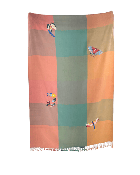 Handwoven Woolen Throw – 48x76 in