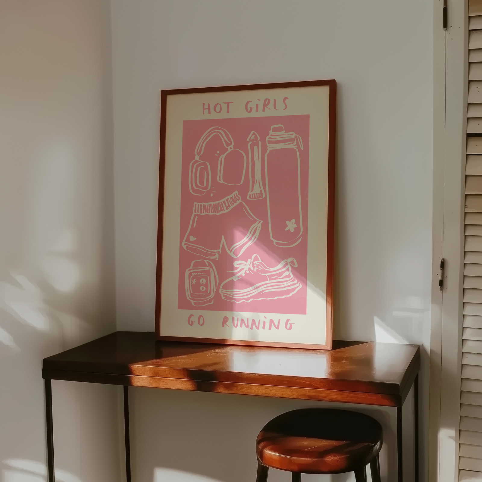 Hot Girls Run Print