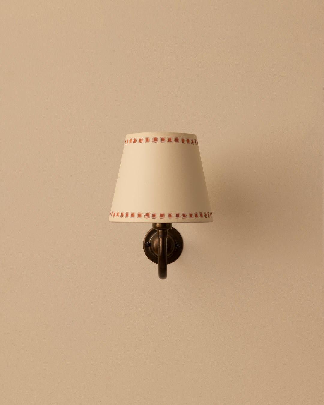 Rust Gemstone Lampshade