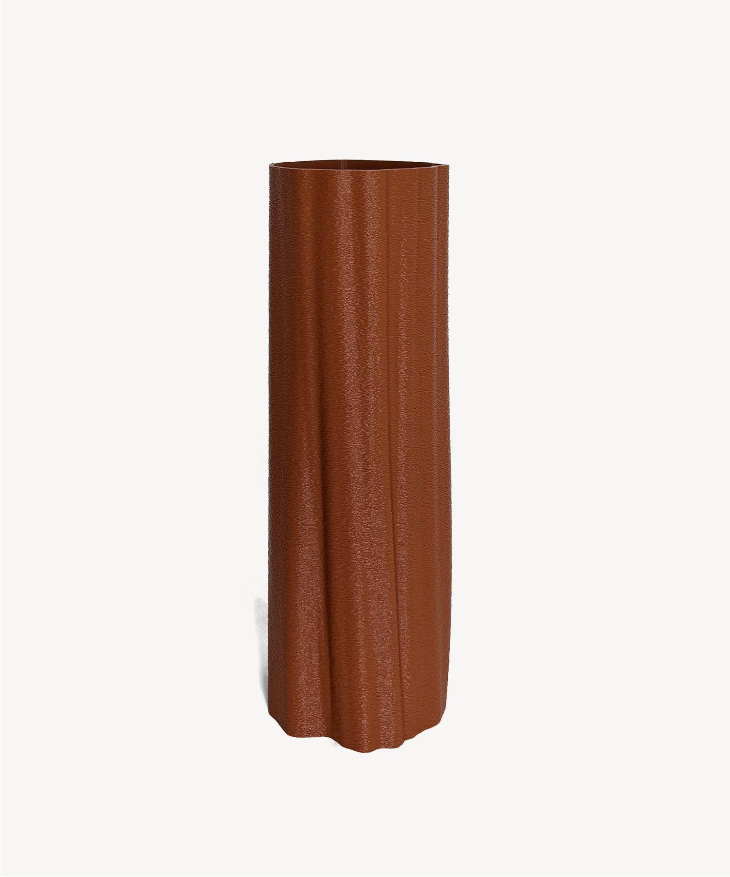 Ruut | Tall Vase | Burnt Ochre