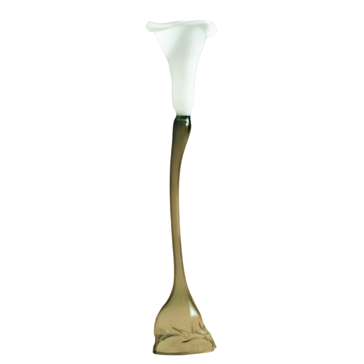 Calla Candle Holder, White