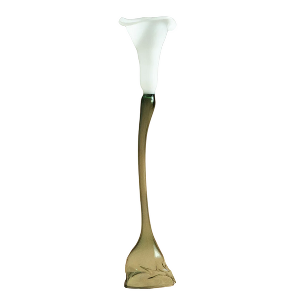 Calla Candle Holder, White