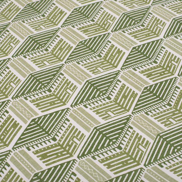 Green Kullu House Fabric