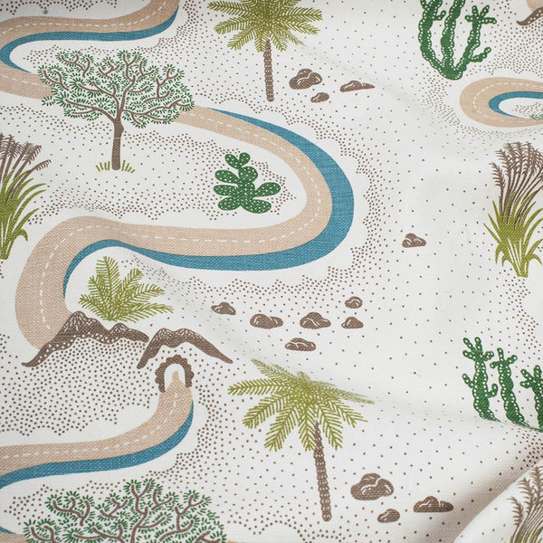Winding Roads Fabric