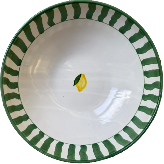 Green Capri Serving Bowl - 30 cm