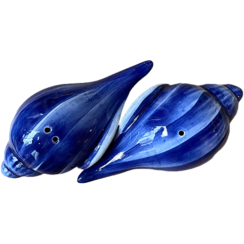 Salt & Pepper Blue Shell