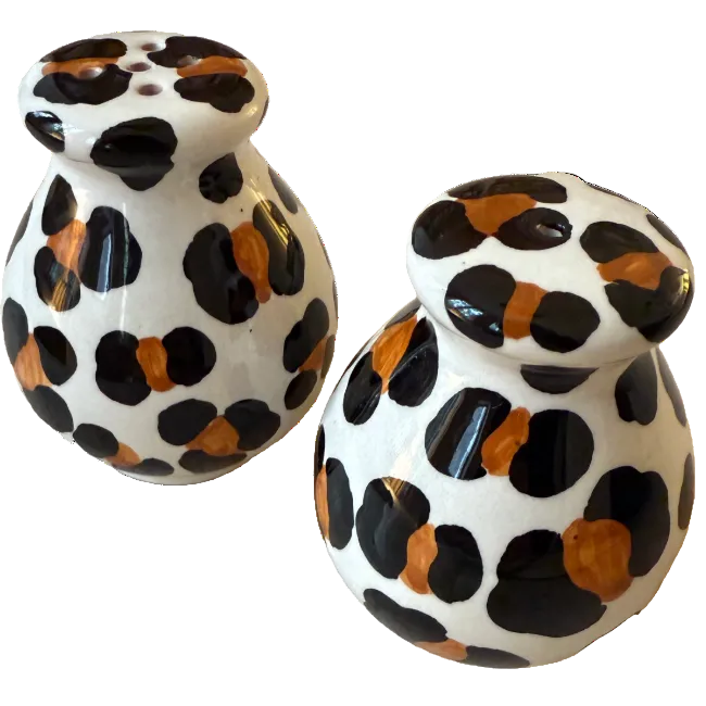 Salt Shakers Leopard – Italian Handcrafted Ceramic
