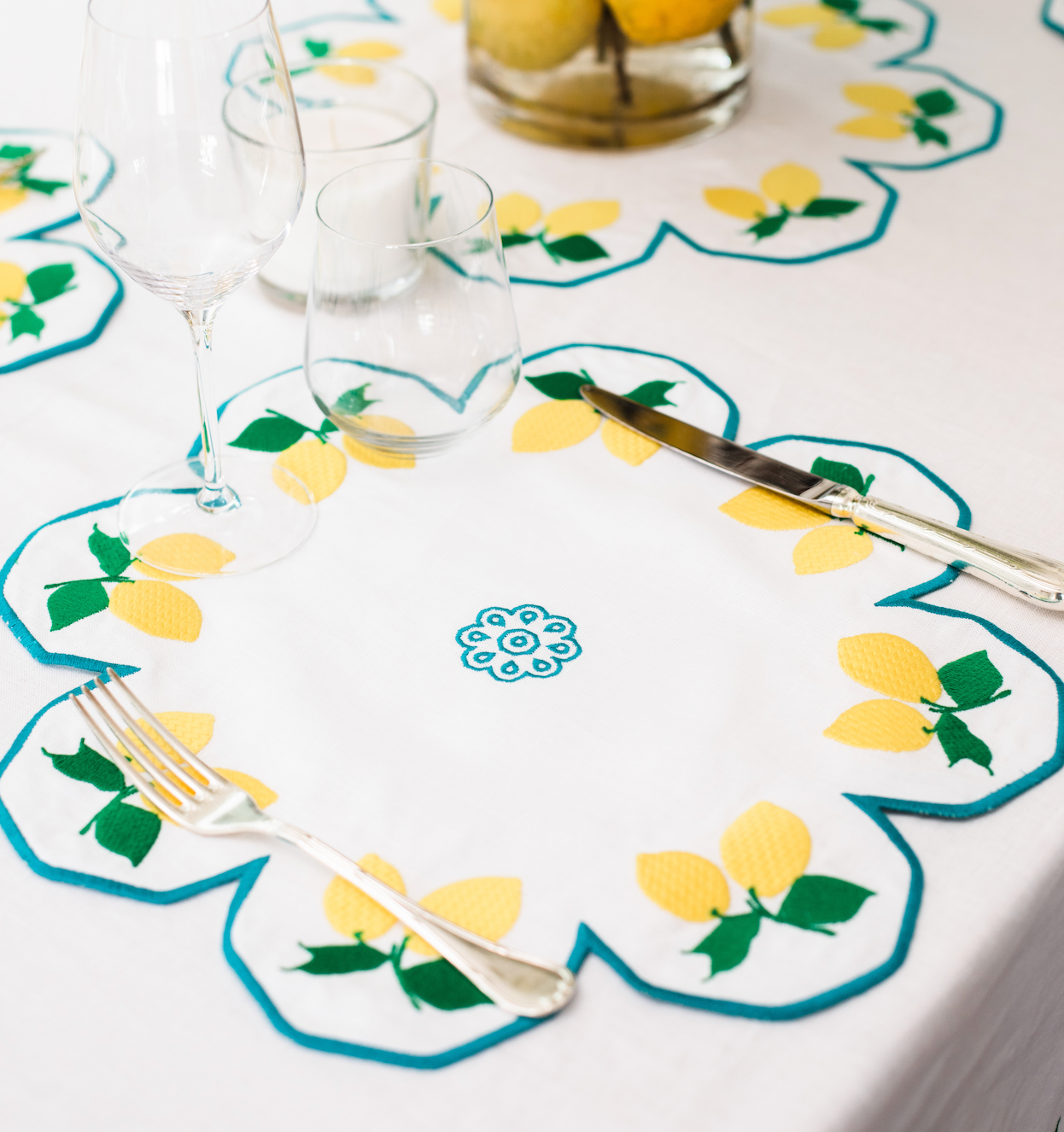 Placemat Limoni - Set of 2 - White Linen