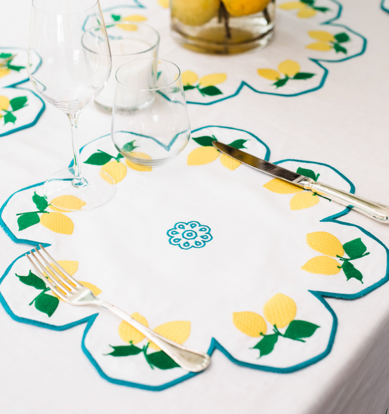 Placemat Limoni - Set of 2 - White Linen