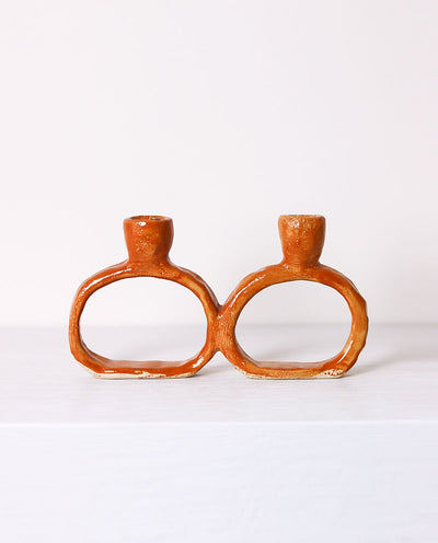 Handmade ceramic candle holders for ceramic lovers