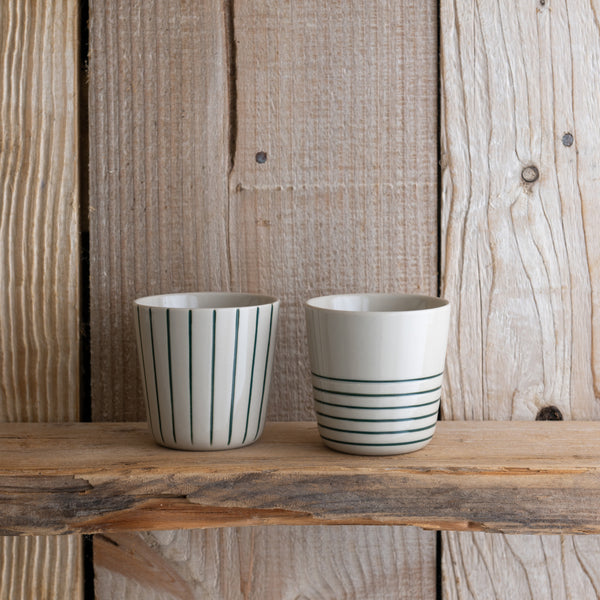 Sorrel Beaker - Brushed Sea Green - Small (Set of 2)