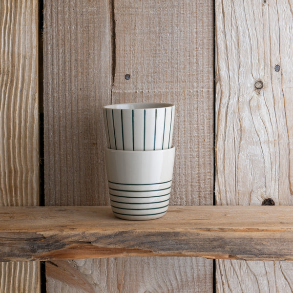 Sorrel Beaker - Brushed Sea Green - Small (Set of 2)